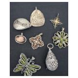 Group of necklace pendants