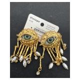 Vintage evil eye bold surrealist statement