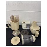 Group of blender, parts, and pieces