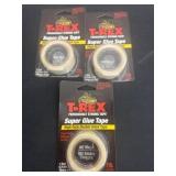 3 new trex super glue tape