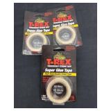 3 new T. rex super glue tape