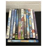 Group of dvds