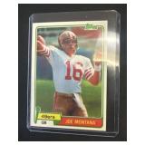 Reprint Joe Montana 1981 Topps rookie reprint