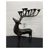 20ï¿½x10ï¿½ metal decorative bronze-finished reindeer