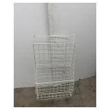 2 Tier Metal Wire Magazine Rack