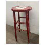 Vintage Red bar Stool