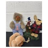 Robert Raikes Bear and  puppy with Boyd bears