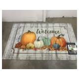 Welcome Fall Indoor Outdoor Mat 18x30