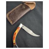 3ï¿½ pocket knife Damascus