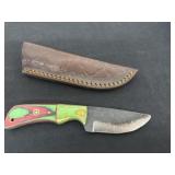 4ï¿½ custom handcrafted fixed-blade hunting knife