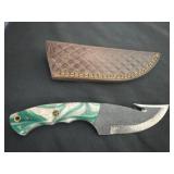4ï¿½ steel gut hook hunting knife