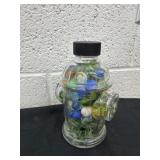 7ï¿½ glass marble bottle fire hydrant