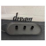 18ï¿½ metal tray and metal dream