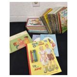Dick and Jane coloring books and reading books