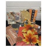 Group of new Halloween decor and fall items