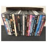 Group of DVDs