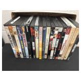 Group of DVDs