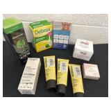 Group of earwax removal, black mask, whitener,