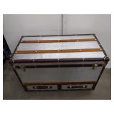 23x32x 16 unique storage trunk on wheels