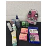 Irish spring bar soap, salt, soak styling spray