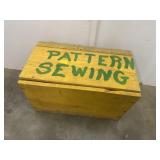 Pattern Sewing Box 12x20.5x12