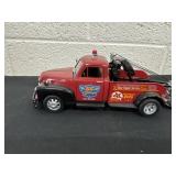 red 1953 Chevrolet Tow Truck die-cast metal model