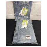 Two new size large denim jeans