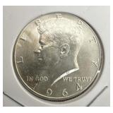 1964 silver half dollar