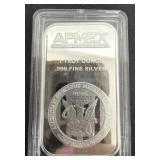 Apmex one troy ounce .999 find silver bar