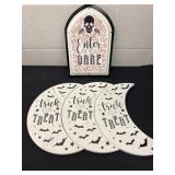 3 trick-or-treat 12 inch moon decor has some
