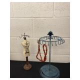 2 jewelry stands