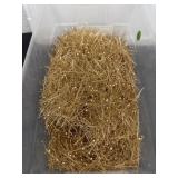 Box of gold flathead pins