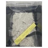 11 bags, silver color jump rings