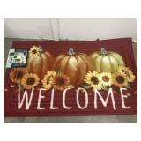 New fall welcome indoor outdoor 18 x 30 matt