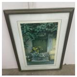 Vintage cats dish Rothernburg Germany framed