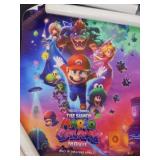 Five new 15x 11.5 in canvas Mario Galaxy movie