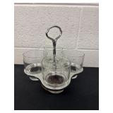 9ï¿½ vintage mid-century modern chrome-finished