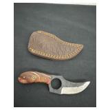 3ï¿½ short skinner knife with sheath