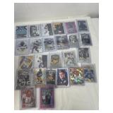 Group of sleeved NFL cards see pics