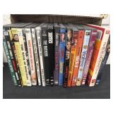 Group of DVDs