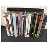 Group of DVDs