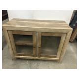 31X 41X 17 1/2 wooden entertainment center
