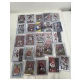 Group of sleeved NFL cards, Kansas City Chiefs