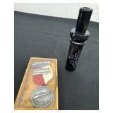 Caldwell gun club 1951 medal award with duck call