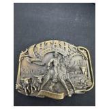 vintage UTAH CENTENNIAL Metal Belt Buckle