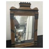 21x12.5in Wooden Vintage Mirror