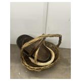 Group of Misc wicker baskets