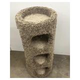 Kitty scratch post condo window seat 30in