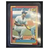 Reprint Frank Thomas 1990 Topps ERROR No Name on