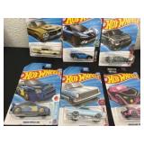 6 new hot wheels